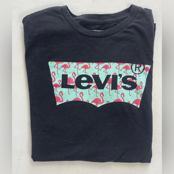 Levi’s T-shirt, Men, Size XL Pink Flamingo Graphic Unisex Crewneck T-shirt - Picture 4 of 7